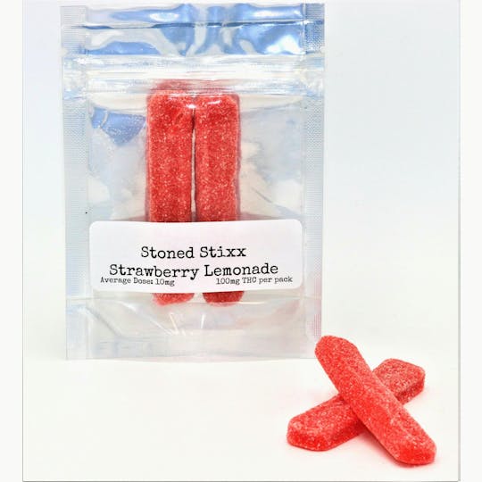 Double Dog Delicacies - Stoned Stixx- Strawberry Lemonade 100mg - 1