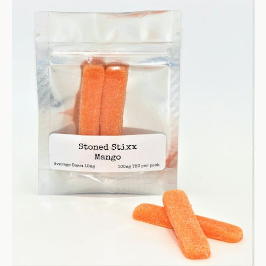Double Dog Delicacies - Stoned Stixx- Mango 100mg - 1