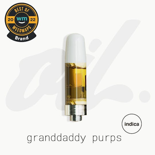 Craft Concentrates - Oil Cartridge (500mg) - Grand Daddy Purps - 1
