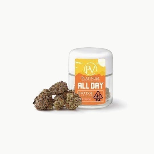 Platinum Vape - Platinum Vape - All Day - Green Crack (Sativa) Prepacked Flower 3.5g - 1