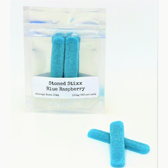 Double Dog Delicacies - Stoned Stixx- Blue Raspberry 100mg - 1
