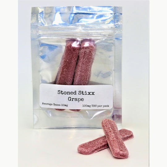 Double Dog Delicacies - Stoned Stixx- Grape 100mg - 1