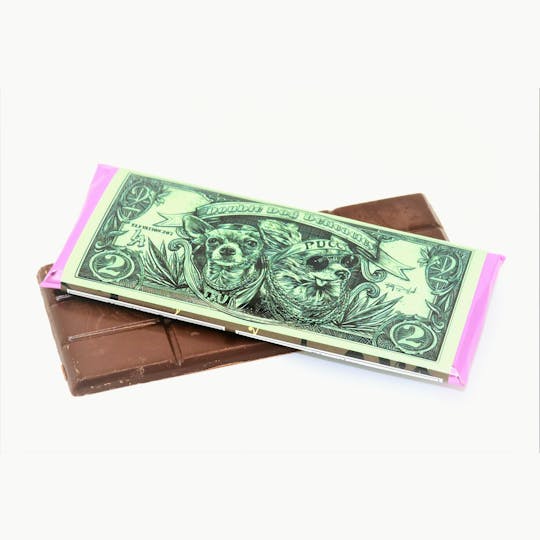 Double Dog Delicacies - Chocolate Bar -Dark Raspberry 100mg - 1