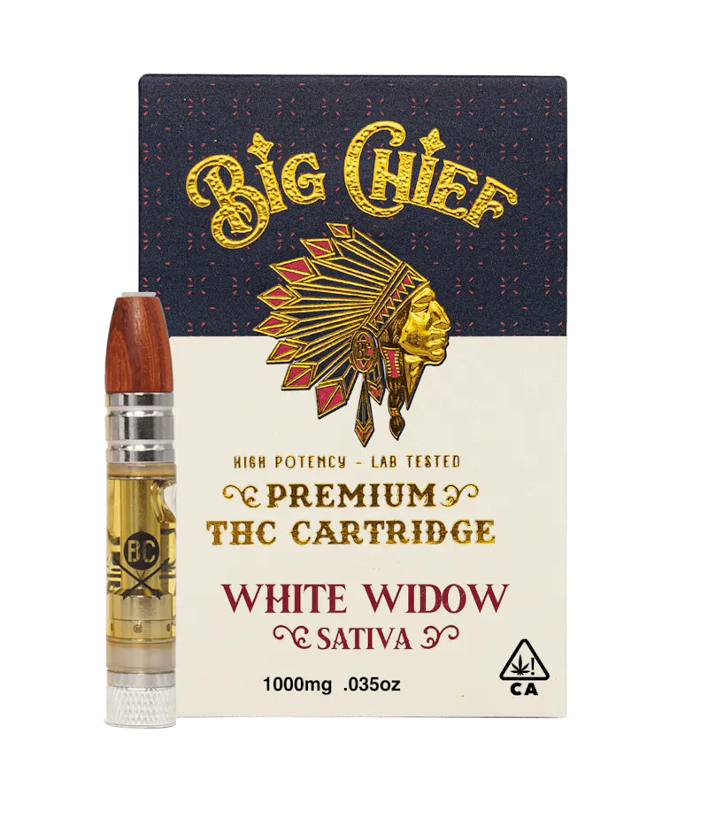 Big Chief White Widow Cartridge 1g cartridge