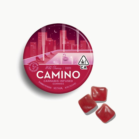 Kiva Confections - Camino Wild Cherry "Excite" Gummies - 1
