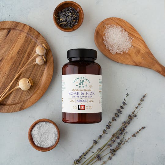High Desert Pure - White Lavender Soak & Fizz (400 mg) - 1