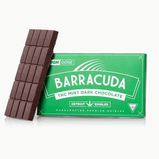 Detroit Edibles - Barracuda Bar, Mint Dark Chocolate - 1