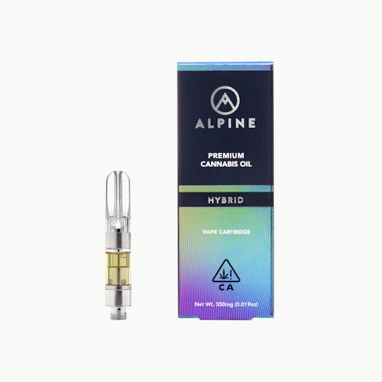 Alpine Vapor - Gelato - Hybrid - THC Cartridge 550mg - 1