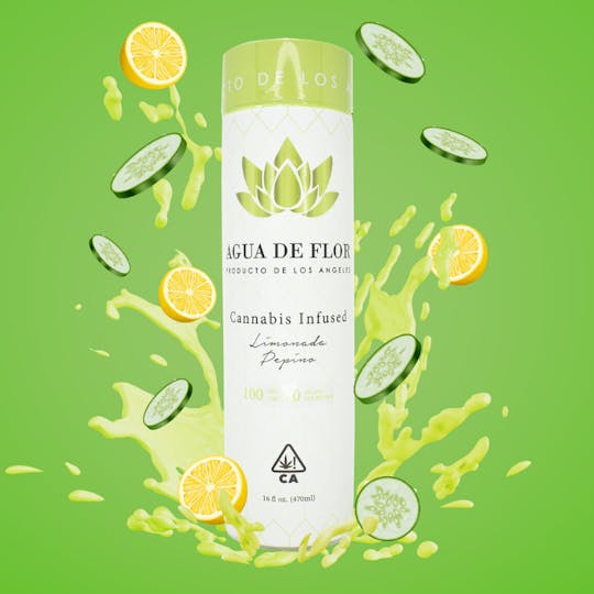 Product of Los Angeles - Agua de Flor - 100mg Limonada Pepino - 1