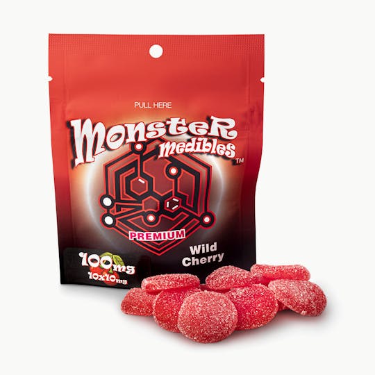 Monster Xtracts - Wild Cherry Gummy (10x10) - 1