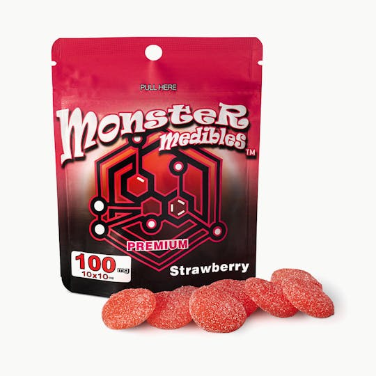 Monster Xtracts - Strawberry Gummy (10x10) - 1
