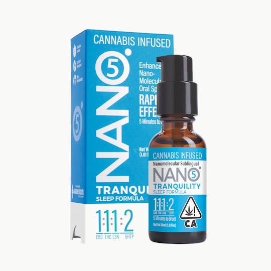Sunderstorm NANO5 - NANO5 Tranquility 1:1:1:2 CBD/THC/CBN/5HTP 15ml - 1