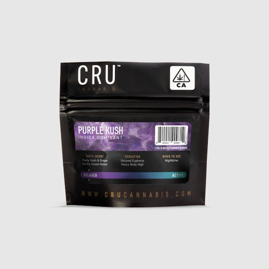 CRU Cannabis - Purple Kush (1.75 Grams) - 1