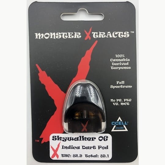 Monster Xtracts - Skywalker OG .5g Dart Pod - 1