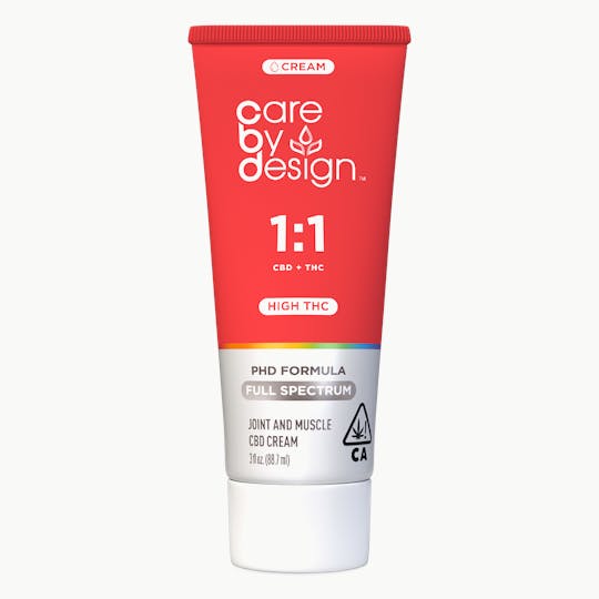 Care By Design - Care By Design | 1:1 Full Spectrum CBD Joint and Muscle Cream 3oz - 1