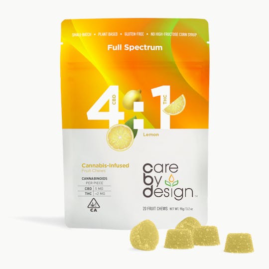 Care By Design - Care By Design | 4:1 CBD Lemon Gummies 25mg 20ct - 1