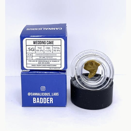 Cannalicious Labs - Wedding Cake Badder - 1