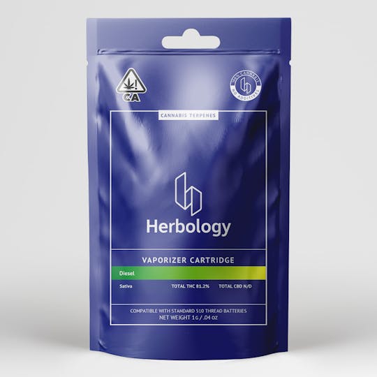 Herbology - Diesel Cannabis Terpenes 510 Cartridge - 1