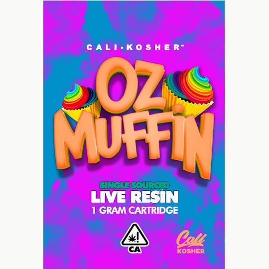 Cali Kosher - Oz Muffin- Live Resin Cart - 1