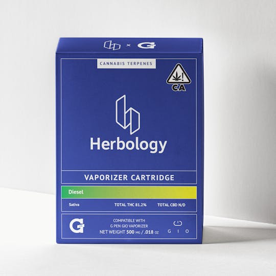 Herbology - Diesel Cannabis Terpenes Gio Cartridge - 1