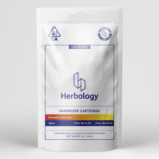 Herbology - Strawberry Shortcake CBD:THC 510 Cartridge - 1
