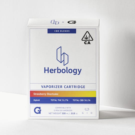 Herbology - Strawberry Shortcake CBD:THC Gio Cartridge - 1
