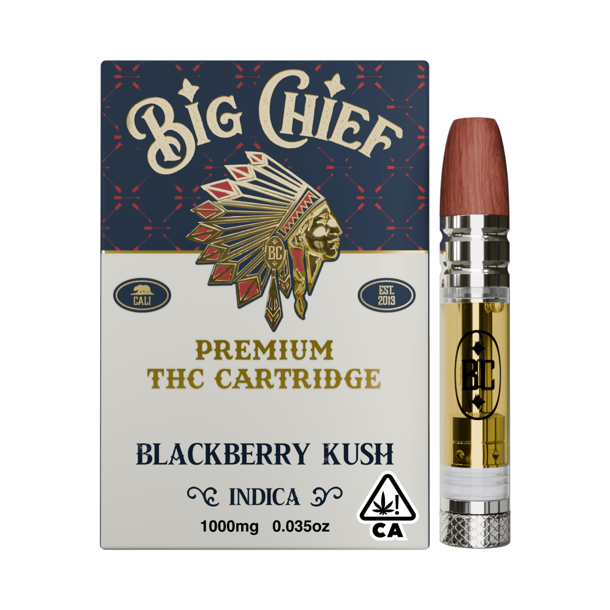 Big Chief | Blackberry Kush | Cartridge | 1g - SWED A SNOOP DOGG