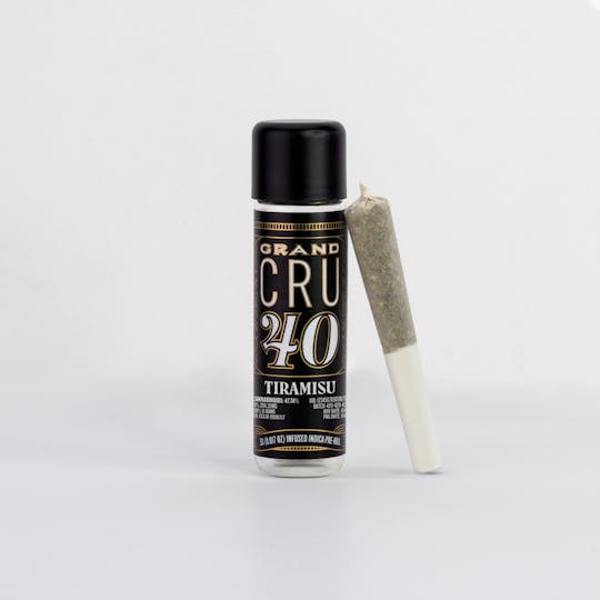 CRU Cannabis - Tiramisu : Grand CRU 40 (0.5G Infused Pre-Roll) - 1
