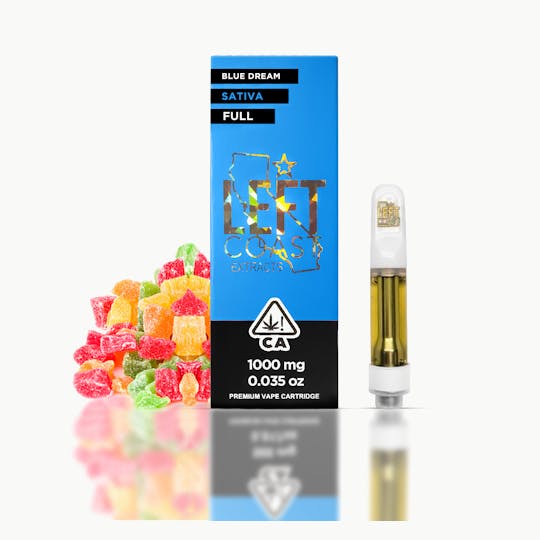 LEFT COAST - Blue Dream- Premium THC Cartridge .5G - 1