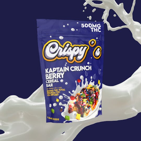 Crispy's - Crispy's | Kaptain Crunch Berry Cereal Bar 500mg - 1