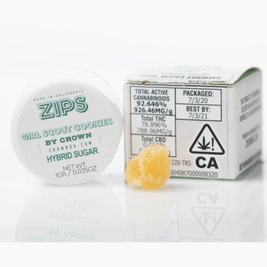 Crown Genetics - Zips By Crown Girl Scout Cookies Sugar 1G - 1