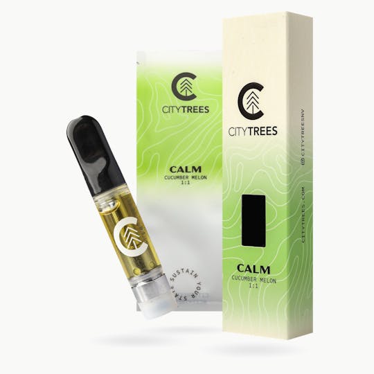 City Trees - City Trees 1g 1:1 Calm Distillate Cartridge - 1
