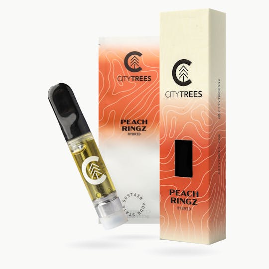 City Trees - City Trees 1g Peach Ringz Cartridge - 1