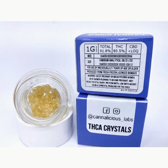 Cannalicious Labs - Gorilla Glue THCa Crystals - 1