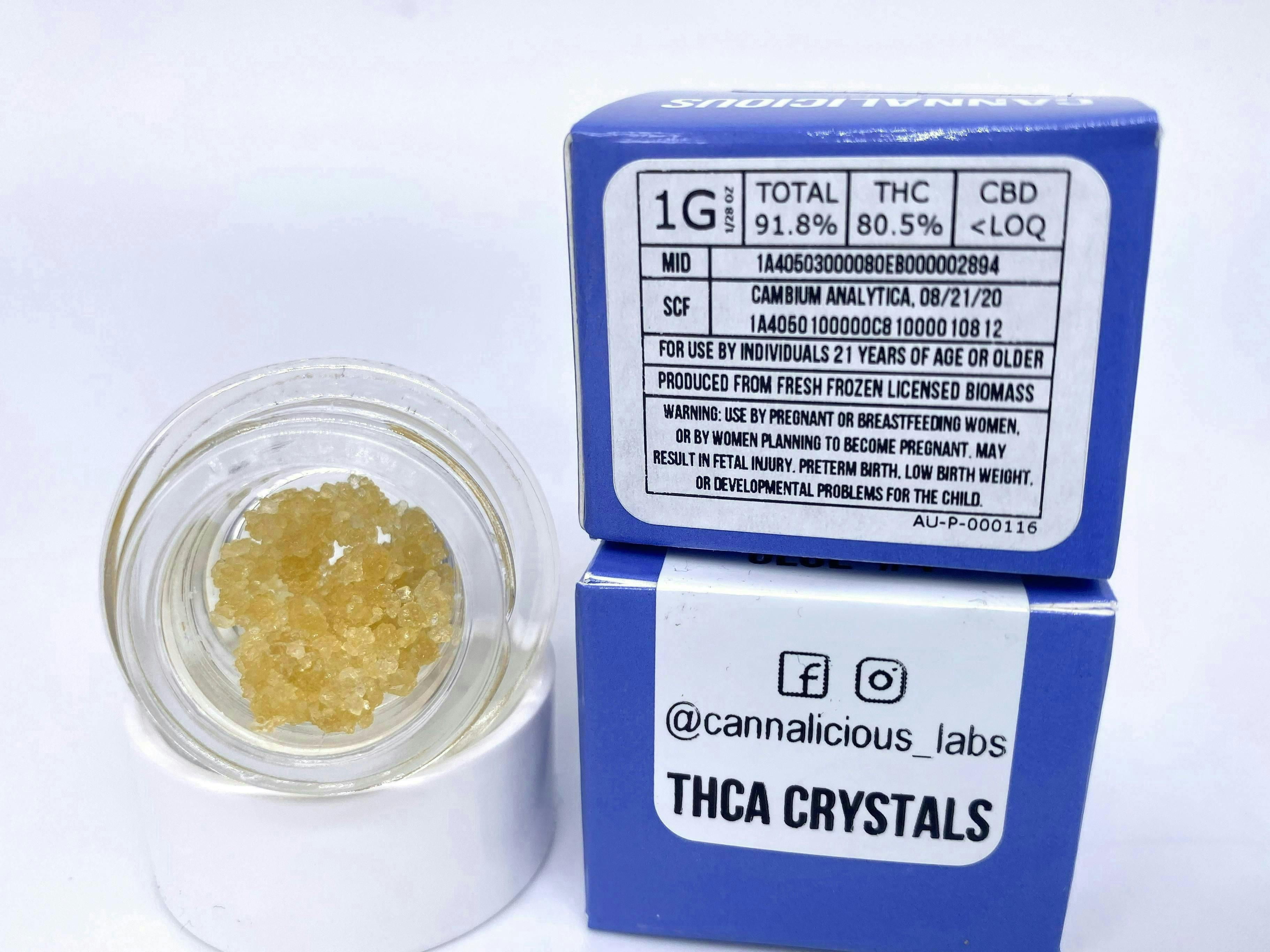 Cannalicious Labs - Cannalicious Labs | Gorilla Glue | Crystalline | 1g - 1