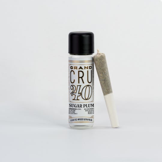 CRU Cannabis - Sugar Plum : Grand CRU 40 (0.5G infused Pre-Roll) - 1