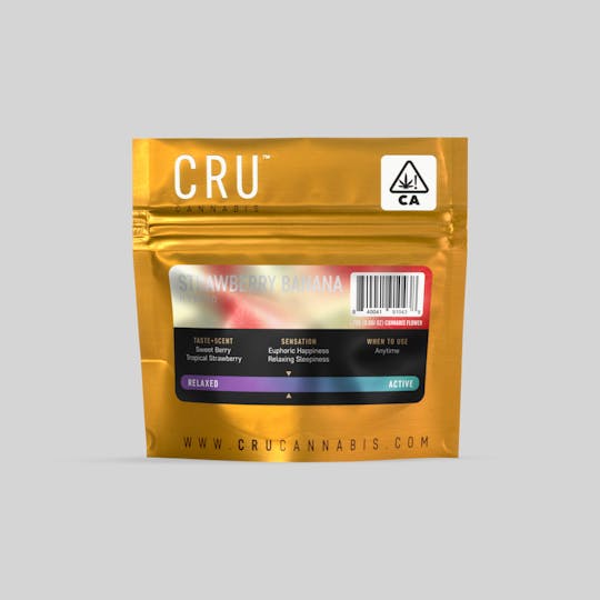 CRU Cannabis - Strawberry Banana (1.75 Grams) - 1