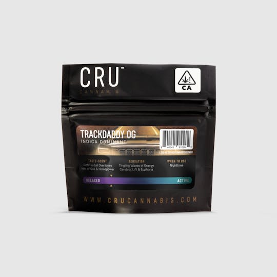 CRU Cannabis - Trackdaddy OG (1.75 Grams) - 1