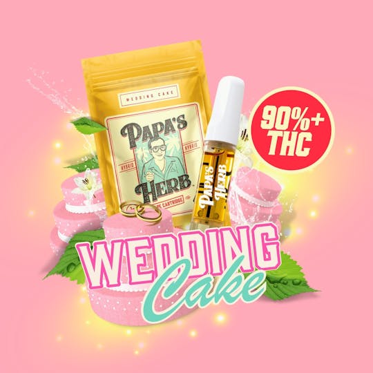 Papa's Herb - Wedding Cake (1g) Vape Cartridge - 1