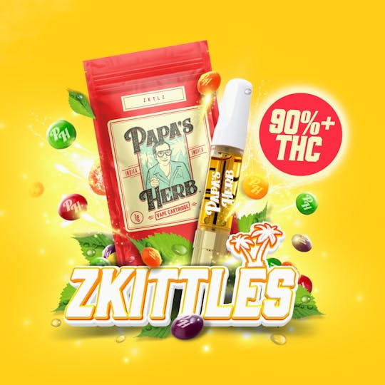 Papa's Herb - Zkittles (1g) Vape Cartridge - 1