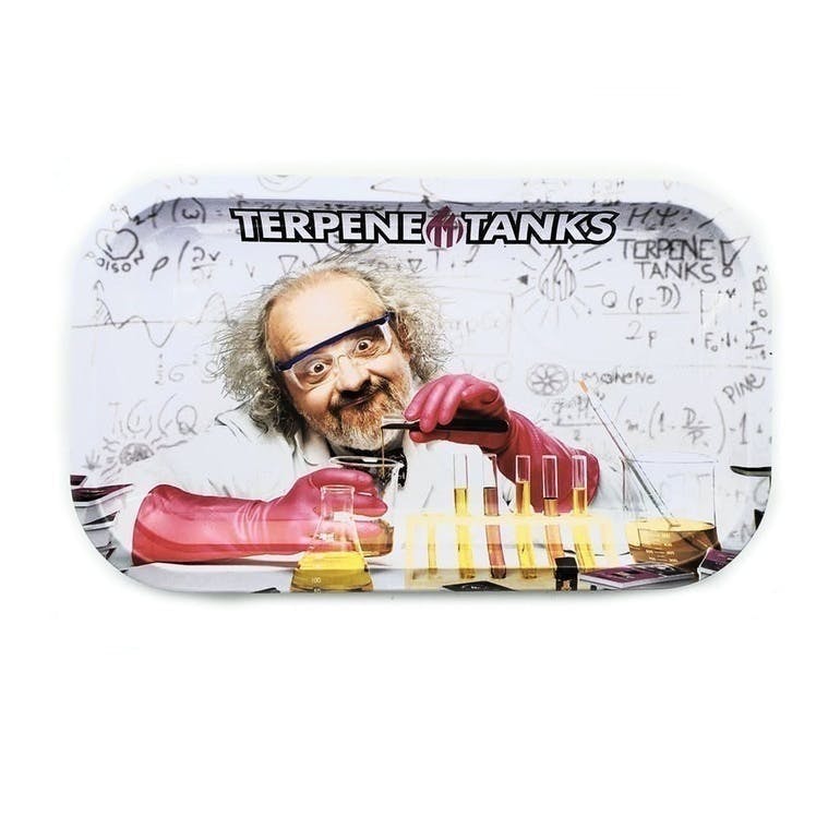 Terpene Tanks - Terpene Tanks White Rolling Tray - 1
