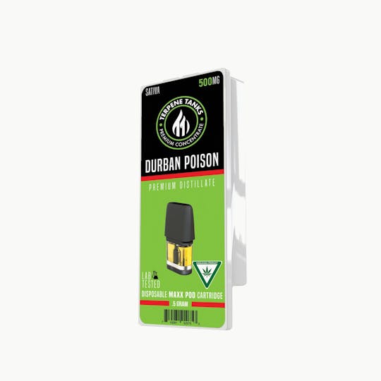 Terpene Tanks - Terpene Tanks Durban Poison MAXX Pod .5g - 1
