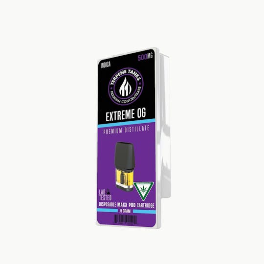 Terpene Tanks - Terpene Tanks Extreme OG Kush MAXX Pod .5g - 1