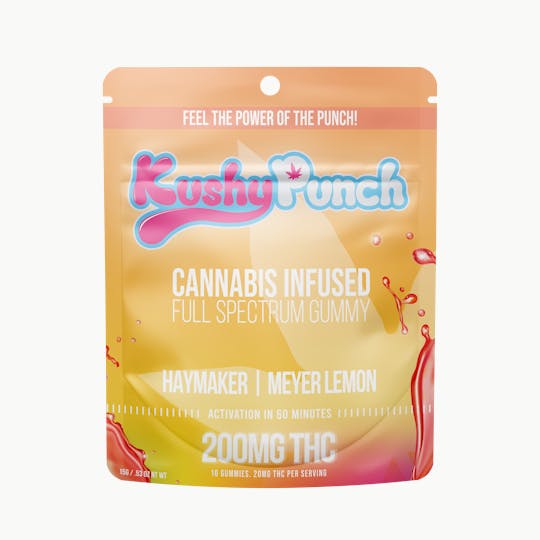 Kushy Punch - Kushy Punch - Haymaker Meyer Lemon Gummy 200mg - 1