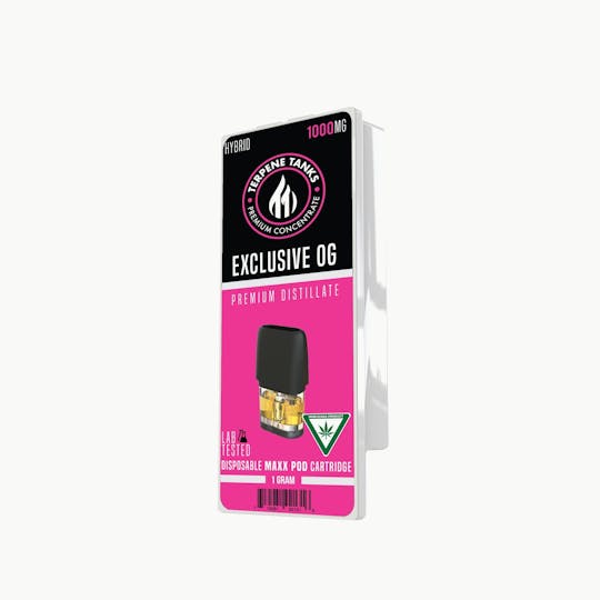 Terpene Tanks - Terpene Tanks Exclusive OG MAXX Pod 1g - 1