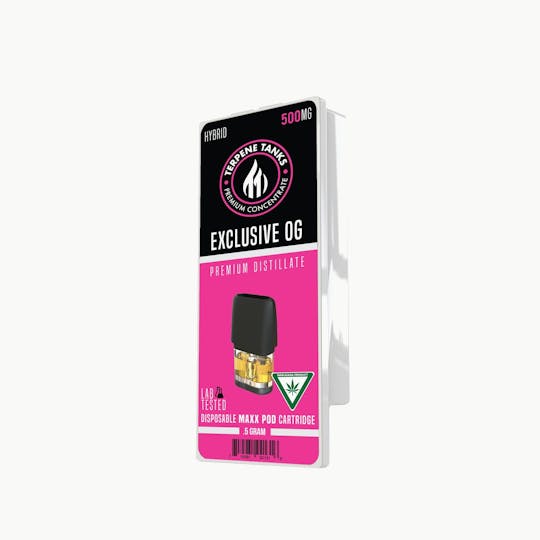 Terpene Tanks - Terpene Tanks Exclusive OG MAXX Pod .5g - 1