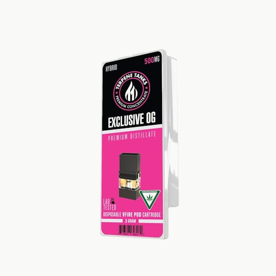 Terpene Tanks - Terpene Tanks Exclusive OG V-Fire Pod .5g - 1