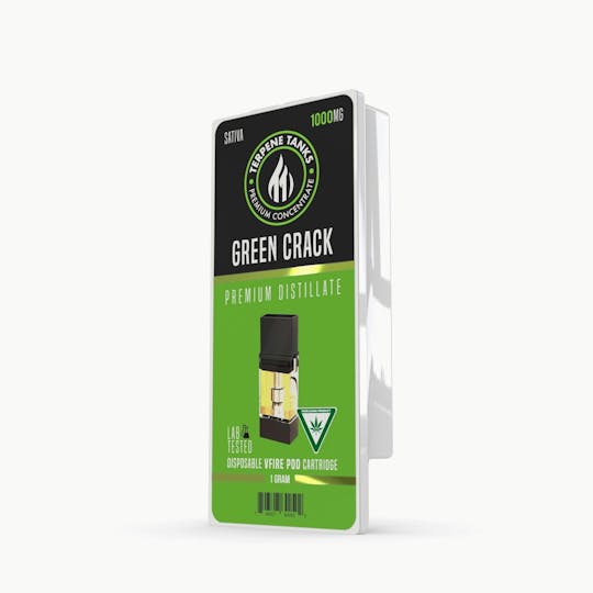 Terpene Tanks - Terpene Tanks Green Crack V-Fire Pod 1g - 1