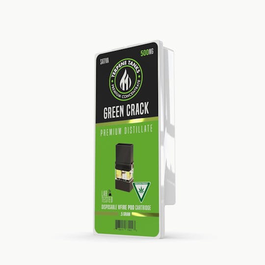 Terpene Tanks - Terpene Tanks Green Crack V-Fire Pod .5g - 1