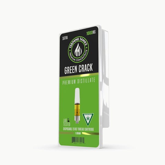 Terpene Tanks - Terpene Tanks Green Crack 510 Cartridge .5g - 1